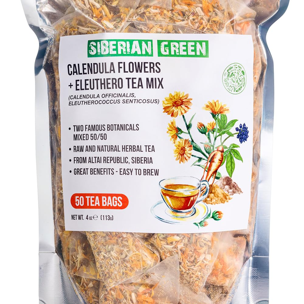 Ginseng Root and Calendula Flower Tea Bags - Image 4