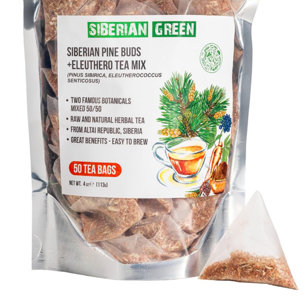 Ginseng Root Tea with Siberian Pine Tree Buds