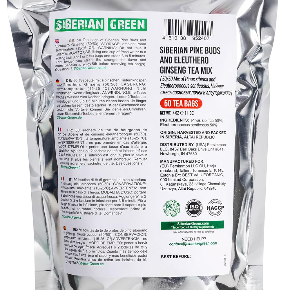 Ginseng Root Tea with Siberian Pine Tree Buds - Image 5