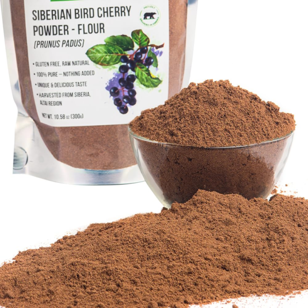 Authentic Siberian Bird Cherry Powder (Flour)