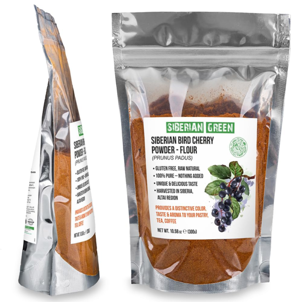 Authentic Siberian Bird Cherry Powder (Flour)