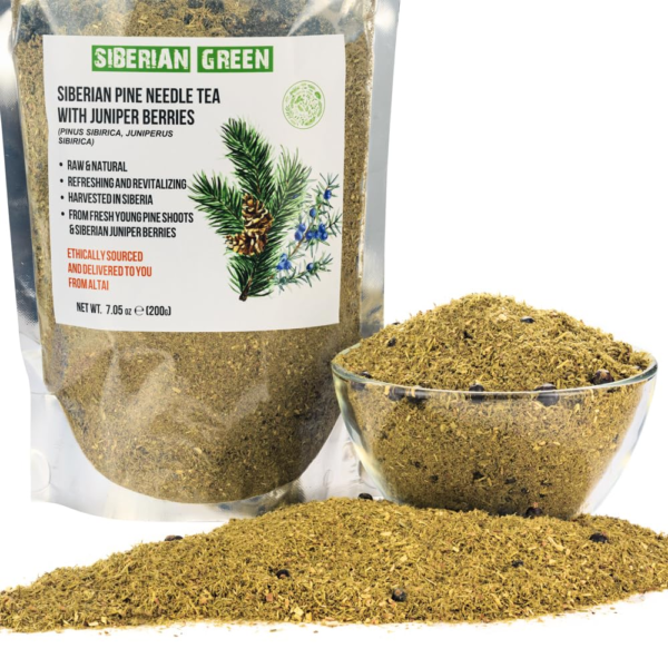 Pine Needle Tea with Juniper berries - 100% Natural & Organic