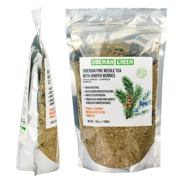 Pine Needle Tea with Juniper berries - 100% Natural &amp; Organic
