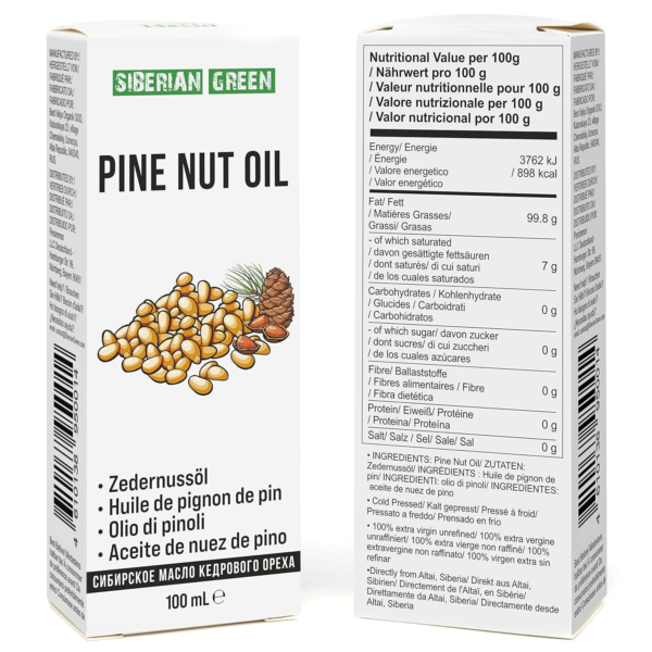 Altai Siberian Pine Nut Oil