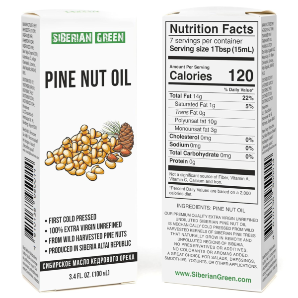 Altai Siberian Pine Nut Oil