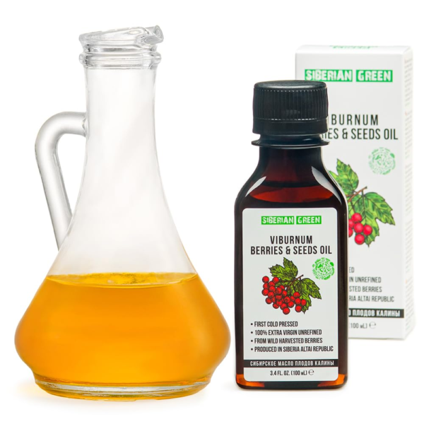 Siberian Viburnum Kalyna Seeds and Berries Oil