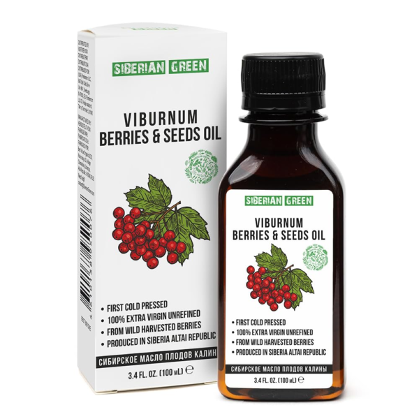 Siberian Viburnum Kalyna Seeds and Berries Oil