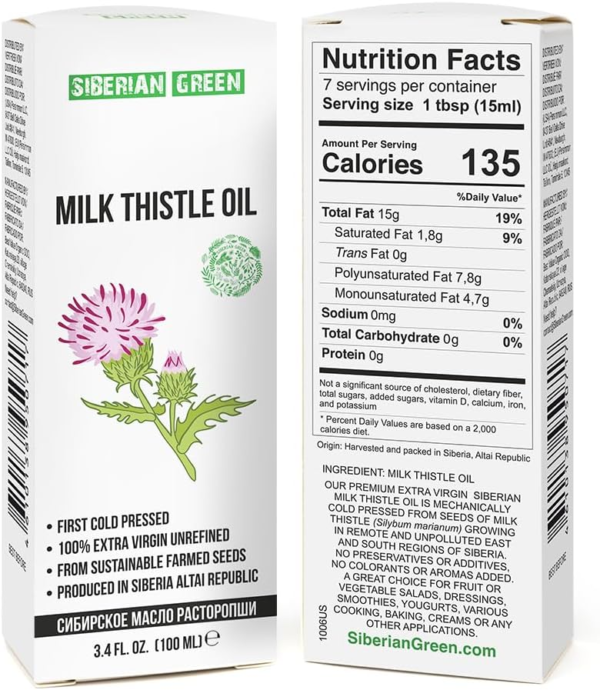 Siberian Milk Thistle Oil