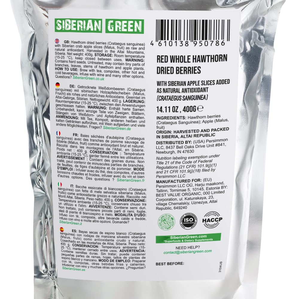 Dried Red Whole Hawthorn Berries with Apple Slices - Image 5