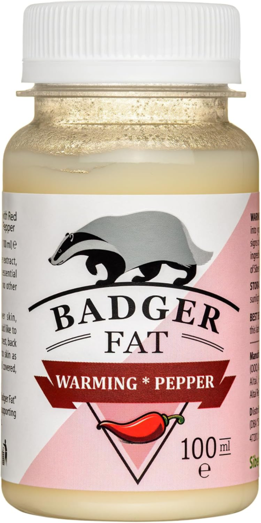 Cream-Gel “Badger Fat” Siberian Warming with Eucalyptus, Mint Essential Oils, Red Pepper 100ml