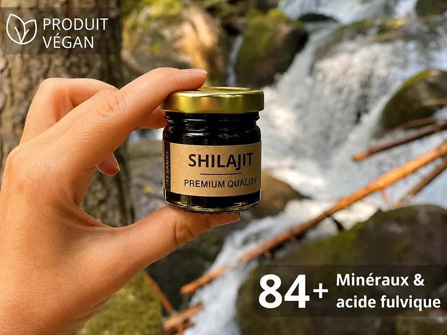 Résine de shilajit pure et authentique